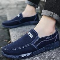 Vyriški drobiniai batai solidūs Patogūs laisvalaikio batai Vyriški suvarstomi lengvi vasariniai batai 39 gray