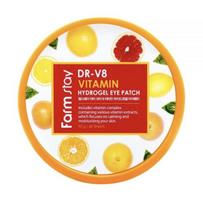 FARM STAY Dr. V8 vitamino hidrogelio akių pleistras 90 g (3 variantai) 1pcs