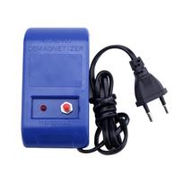 „Puntos“ demagnetizatorius, laikrodžių taisymo atsuktuvas, pincetas, elektriniai demagnetizavimo įrankiai *EU Plug mėlyna