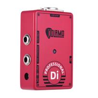 Dolamo D-7 Professional DI Box gitaros efekto pedalas su antžeminiu pakėlimo jungikliu XLR išvestis, skirta elektrai vyno raudonos spalvos