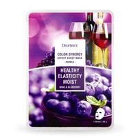 Deoproce Color Synergy Effect Sheet Mask Purple Wine and Blueberry 20g*5ea/10ea/15ea/20ea 5ea