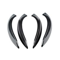 4 vnt./komplektas Carbon Look vidaus durų rankenos dangtelio apdaila, skirta BMW 3 serijos F30 2013-2018/4 serijai F36 2015-2018 m. black