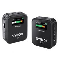 SYNCO G2(A1) 1 trigeris-1 2,4 G belaidžio mikrofono sistema su 1 imtuvu + 1 siųstuvu + 1 juoda