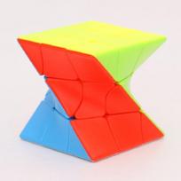 Z-Cube 3x3x3 Neo Torsion Twist stebuklinga kubo dėlionė Zcube 3x3x3 Intelligence Twisted mokomieji šaunūs žaislai yellow