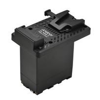 Andoer V-Lock V Mount Baterijos Plokštelė prie NP-F Dummy Baterijos Adapterio Įmontuotas Baterijos Dekodavimo Lustas juoda