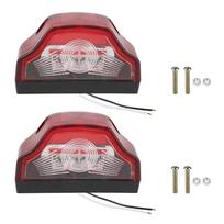 3 LED numerio lempos, vandeniui atsparios E9, skirtos sunkvežimių priekaboms, balta šviesa 12V–24V automobilio valstybinio numerio apšvietimas