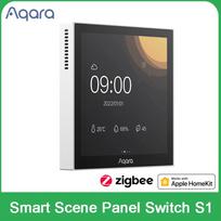 Aqara Smart Scene Panel S1 S1 Zigbee 3.0 3,95 colio jutiklinis ekranas AI gestų atpažinimo balsas balta