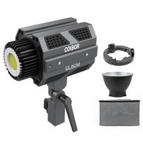 COLBOR CL60M kompaktiška studijinė LED vaizdo lemputė 65 W fotografijos užpildymo lemputė 5600K pritemdoma CRI97+ 7 US Plug