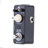 Mooer Black Secret Micro Mini Distortion elektrinės gitaros efekto pedalas True Bypass