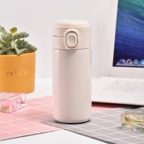 Nerūdijančio plieno puodelis termosas, vakuuminis izoliuotas kelioninis puodelis kavos puodelio puodelis 350 ml 320ml balta