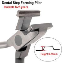 Dantų ortodontinės vielos pakopų formavimo replės Odontologo laboratorijos instrumentas Vielos lenkimo lenkimo žnyplė Odontologo įrankiai 1 piece 0.75mm