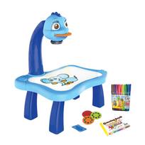 Ramidos Child Smart projektoriaus stalas su lengvos muzikos mokymosi tapybos mašina žaislas 5ml One Size mėlyna