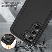 Samsung S23 Ultra apsauginis dėklas nuo dulkių Samsung Galaxy S23 Ultra S 23 Plus S23ultra madingas kietas dėklas Coque for Galaxy S23 juoda
