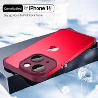 2023 Naujas Originalus Minimalistinis Kampų Pagalvėlių Smūgiams Atsparus Dėklas iPhone 14 13 12 Pro Max Plus Telefonams Su Stiklinio Objektyvo Apsauga Silikoninis Dangtelis For iPhone11ProMax juoda