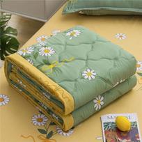 Daisy Spausdinti skiautiniai Vasariniai Antklodės Queen Mechanical Wash Minkštas Comforter Vienvietis Dvigubas Antklodė Antklodė Vaikams Suaugusiesiems 200x230cm Kelionės viešbutyje 80X100cm Thin Quilts