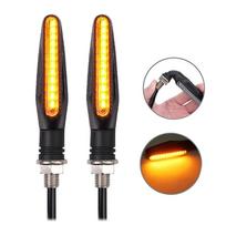 2 vnt./komplektas Motociklo posūkio signalo LED įspėjamoji lemputė posūkio signalo mirksėjimo indikacinė lemputė Stonego motociklų priedai YSL 2pcs/set