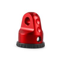 Gervės kablio apkabos stovo guminis apsauginis dangtelis 22000 svarų apkrovos įvertinimas Jeep Wrangler ATV UTV SUV 3/8  gervės viela 3/4  D žiedas raudona