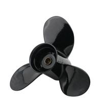 Propeleris skirtas Tohatsu Mercury 8HP 9,9HP pakabinamas sraigtas 8,9*9,5 valties variklis aliuminio lydinio varžtas 3 ašmenys 12 sraigtas China juoda