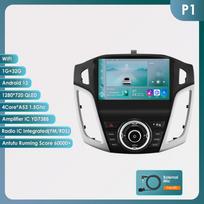 „Hizpo 2din Android Autoradio“, skirtas „Ford Focus 3 MK 3“, 2011–2019 m. Automobilių radijo multimedijos vaizdo grotuvas „GPS Navi“ galvos blokas „Carplay Auto“ 4G kompiuterio DVR kamera RDS FM HC1 4Core 1G 32G gray