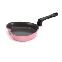 Heart Shaped Frying Pan Food Breakfast Egg Ceramic Non-Stick Pan Kitchen Cooking Pot Grilling Cookware Household Canteen rožinė