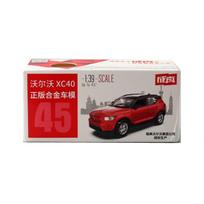 1/39 Scale XC40 liejimo automobilio modelis, lydinio žaislinis automobilis vaikams, nutraukiamos transporto priemonės mažiems vaikams Vaikams berniukams mergaitėms dovana raudona 1/39-11x4.8x4.4cm raudona