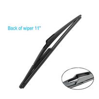 For Fiat 500L 2014~ Front Rear Set Kit Wiper Blade Brushes Cutter Rubber Cleaning Window Windshield Windscreen Rear Wiper