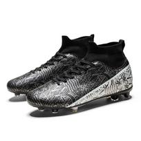 35-45unisex futbolo bateliai, vyriški trumpų nagų treniruokliai sportbačiai vaikiški futbolo batai jaunimo futbolo bateliai 35 juoda