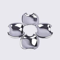 Skirta Toyota Corolla Verso 2002 - 2009 Chrome rankenos dangtelio apdaila E121 AR10 Sportsvan 2003 2004 2006 2008 Priedai Automobilis 2 keyholes gray