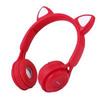 MZ08 belaidės ausinės, suderinamos su „Bluetooth“ 5 išmaniojo triukšmo mažinimo stereo erdvinio garso stiprūs žemieji dažniai, sulankstoma saugykla raudona