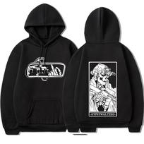 Pirmyn Stebėjimų grupė GYPSYWALTERS Hoodie Unisex vintage Skeleton Graphic megztiniai su gobtuvu Negabaritinių gobtuvai Gatvės drabužiai XL black