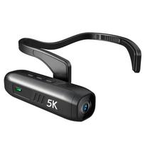 5K ant galvos tvirtinama kamera Nešiojama WiFi vaizdo kamera Kamera Internetinė kamera 30MP Anti-shake IPX5 Atsparus vandeniui juoda