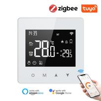 „Tuya ZigBee“ išmanusis pastovios temperatūros valdiklis, reguliuojamas temperatūros LCD ekranas balta
