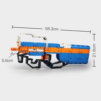 Karinio Swat Weapon Technic Statybiniai blokai Ginklai P90 M1887 Miesto policijos kareivis statybininkas serijos žaislas Antrojo pasaulinio karo armijos plytų berniukų dovanų žaislai