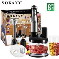 Maišytuvas, maisto papildas, smulkintuvas, mėsmalė, virtuvės 8 viename kombinuotas rinkinys