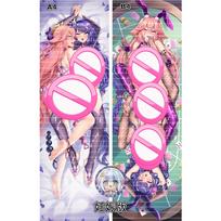 Anime Genshin Impact Raiden Ei Yae Miko Dakimakura Apkabinantis kūno pagalvės užvalkalo užvalkalas pagalvės užvalkalas pagalvėlė patalynė namų dekoras 120x40 cm