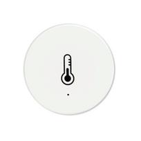 ZigBee temperatūros drėgmės jutiklis su aliarmo funkcija APP, valdanti patalpų temperatūros drėgmę balta