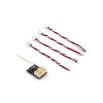 FLYSKY FS-R4M imtuvas 2,4 GHz 4 kanalų nuotolinio valdymo imtuvas su vienos antenos PWM išvestimi juoda
