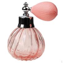100ml Kvepalų Purkštuvas Buteliukas Siurbliukas Kelioninis Įpilamas Stiklinis Meno Ornamentas rožinė