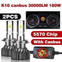 Mini Canbus Lampada H4 H7 Led automobilio priekinis žibintas 30000lm 6000k 8000k lempa H1 9005 Hb3 9006 Hb4 H8 H9 H11 rūko žibintų automatinės lemputės H11 H16JP H8