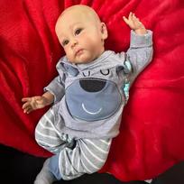 60cm Reborn kūdikio lėlė Hulexy Rankomis tapyta 3D oda Matomos venos Lėlės žaislas Vaikams Dovana Kalėdos 60cm Cloth Body doll