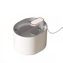 Cat automatinis vandens fontanas 3L tylus geriamojo fontano LED lemputė USB įkrovimas elektrinis naminių gyvūnėlių tiektuvo dubenėlio dozatoriaus filtras balta