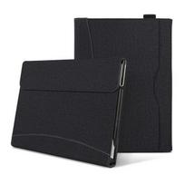 Prabangus dėklas, skirtas Microsoft Surface Pro 8 9 13  2021 Planšetinio kompiuterio dėklas Pu Odinis dangtelis Surface Pro 7 6 5 4 Go 2 3 Business Sleeve Fundas Surface Pro 6 juoda