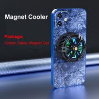 Puslaidininkinio telefono aušinimo ventiliatoriaus triukšmo mažinimo magnetinio aušintuvo palaikymas belaidžio įkrovimo šilumos kriaukle, skirta iPhone 13 12 iPad