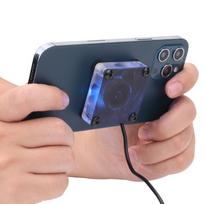 Mini mobiliojo telefono radiatoriaus nešiojamasis telefono aušintuvas su čiulptuku visų tipų mobiliųjų telefonų aušintuvams USB aušinimo ventiliatoriaus nutildymas