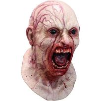 Zombių kaukė Creepy Helovino rekvizitai Baisi tikroviška veido kaukė suaugusiems vakarėliams skirtų kostiumų rekvizitai Siaubo užkrėstos zombių kaukės balta