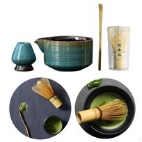 Matcha šluotelės rinkinys arbatos gurmanams pilka spalva