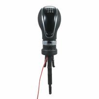 LED Automobilio Pavarų Perjungimo Rankenėlė Mechaninė 6-Bėgių Galvutė Rankena Svirtis 6 juoda