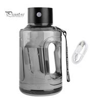 1500 ml didelės talpos vandenilio vandens butelių generatoriaus jonizatorius, skirtas kelionėms ir treniruotėms gerti, pagerina vandens kokybę per 6 minutes. Aukštos kokybės pilka