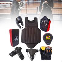 8 vienetų Taekwondo apsauginiai įtaisai Bokso kūno apsauga Tikslinė krūtinės ląstelė pilna L