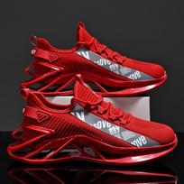 Shoes Men Sneakers Male Mens Casual Shoes Tenis  Shoes Trainer Race Shoes Running Shoes for Men 39 raudona